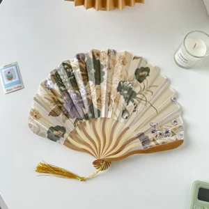 Dessin éventail japonais - parasol élegant